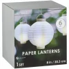 8" White Paper Lantern Set by Ashland®