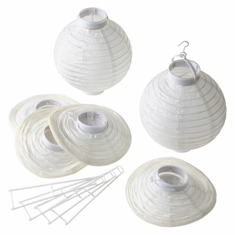 8" White Paper Lantern Set by Ashland®