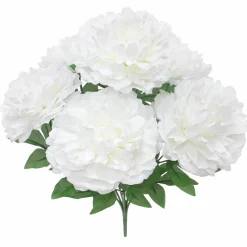21" White Peony Bush by Ashland®