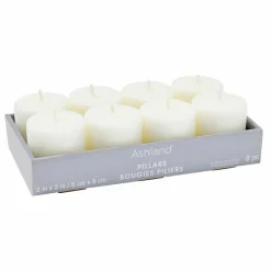 2" White Pillar Candles, 8ct. by Ashland®