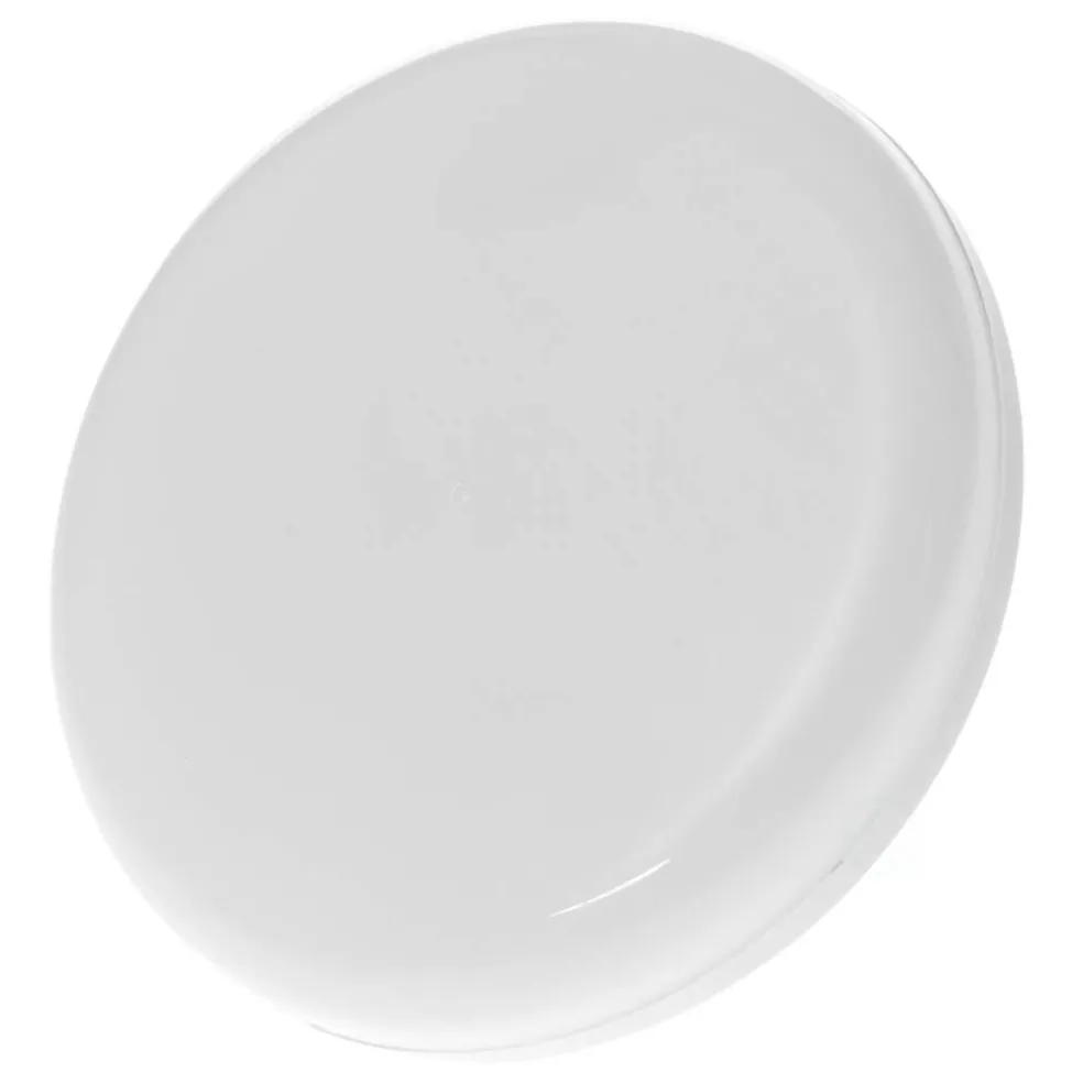 White Plastic 6 in Round LED Ceiling Light Fixture for Entryway, Office, Outdoor, 6500K Daylight, 2000lm 20W