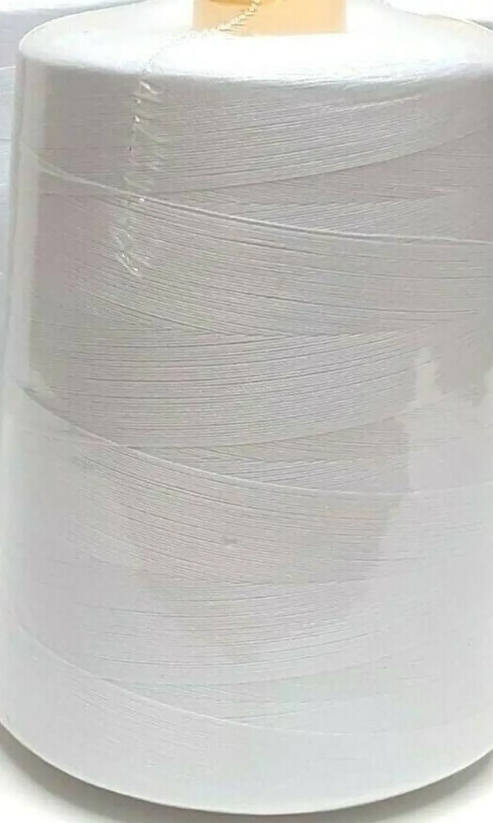 White Polyester Overlock Sewing Machine Threads