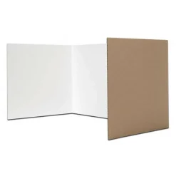 White Privacy Shield Class, 18" x 48", Pack of 24