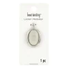 White & Rhodium Oval Locket by Bead Landing™