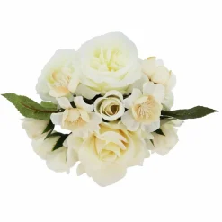 10" White Rose Ceramic Vase Tabletop Décor by Ashland®