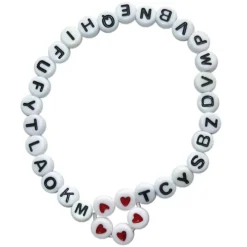 White Round Alphabet Beads by Creatology™