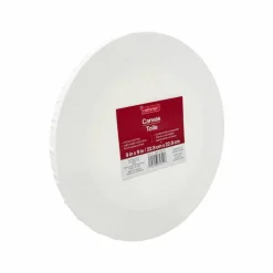 White Round Cotton Duck Canvas by Craft Smart™