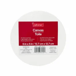 White Round Cotton Duck Canvas by Craft Smart™