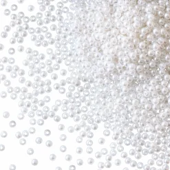 White Round Pearl Beads by Bead Landing™