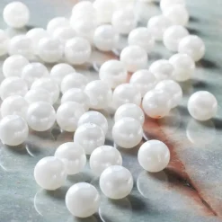 White Round Pearl Beads by Bead Landing™