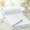 White & Silver Guest Book & Pen Set by Celebrate It™