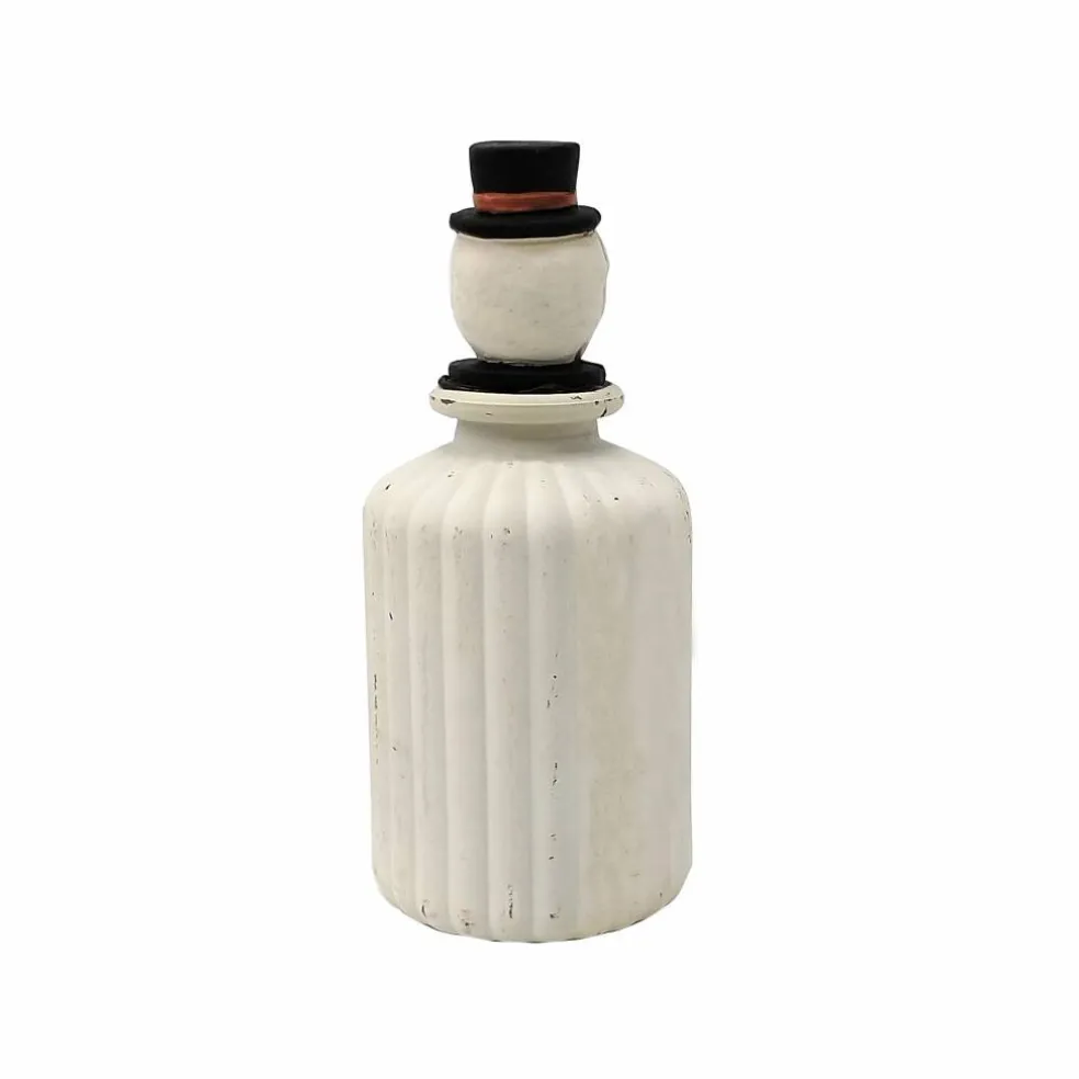 5.5" White Skull Bottle Tabletop Décor by Ashland®