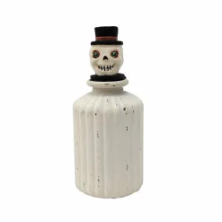 5.5" White Skull Bottle Tabletop Décor by Ashland®