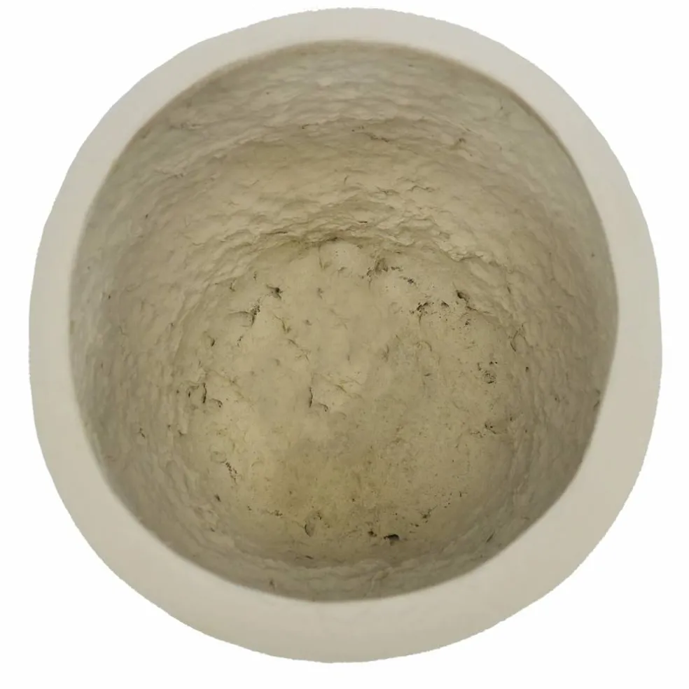 8.5" White Skull Paper Mache Candy Bowl by Ashland®