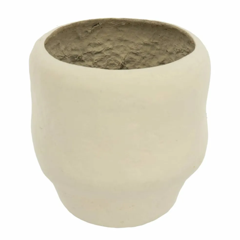 8.5" White Skull Paper Mache Candy Bowl by Ashland®