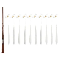 White Taper LED Hanging Candles, 10ct. by Ashland®