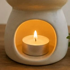 White Tea Light Candles Unscented Wax Votives Set - 50 Pack