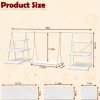 White 3-Tier Cupcake Stand, Farmhouse Tiered Dessert Serving Tray for Party Decor