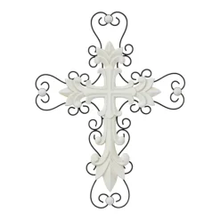 White Traditional Crosses, 18" x 1" x 24"
