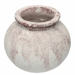 10.25" White-Washed Cement Pot by Ashland®