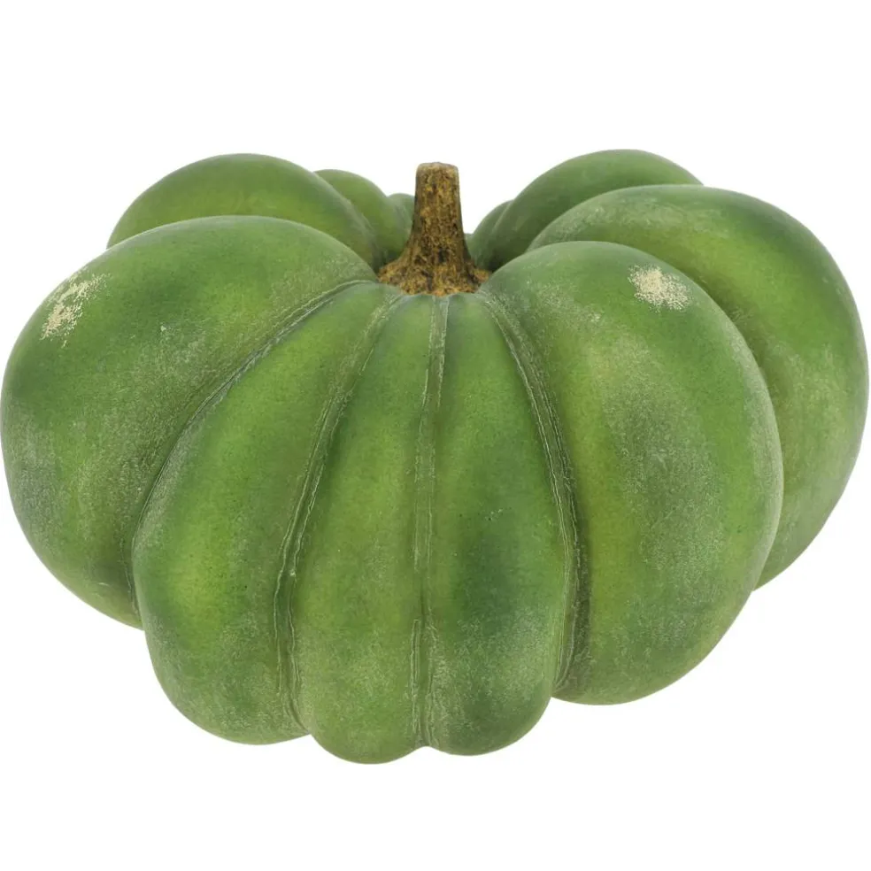 15" White Washed Green Decorative Pumpkin by Ashland®
