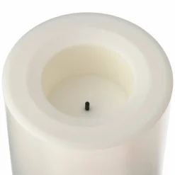 White 3" x 4" LED Outdoor Pillar Candle By Ashland®