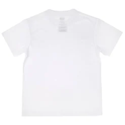 White Youth Polyester Crew Neck T-Shirt by Make Market®