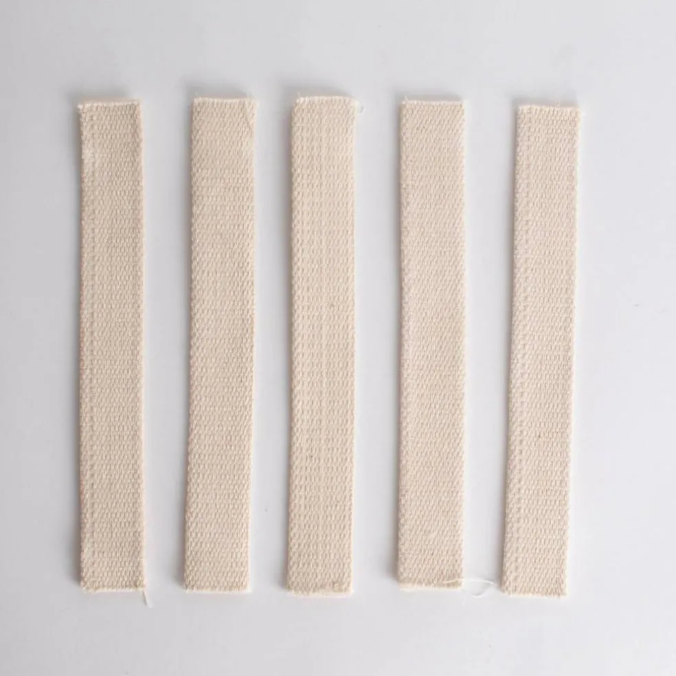 1 1/16" Wide Flat Cotton Oil Lamp Lantern Replacement Wicks Pack of 5