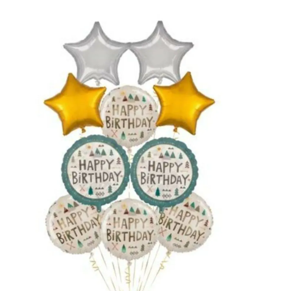 Wilderness Birthday Foil Balloon Bundle