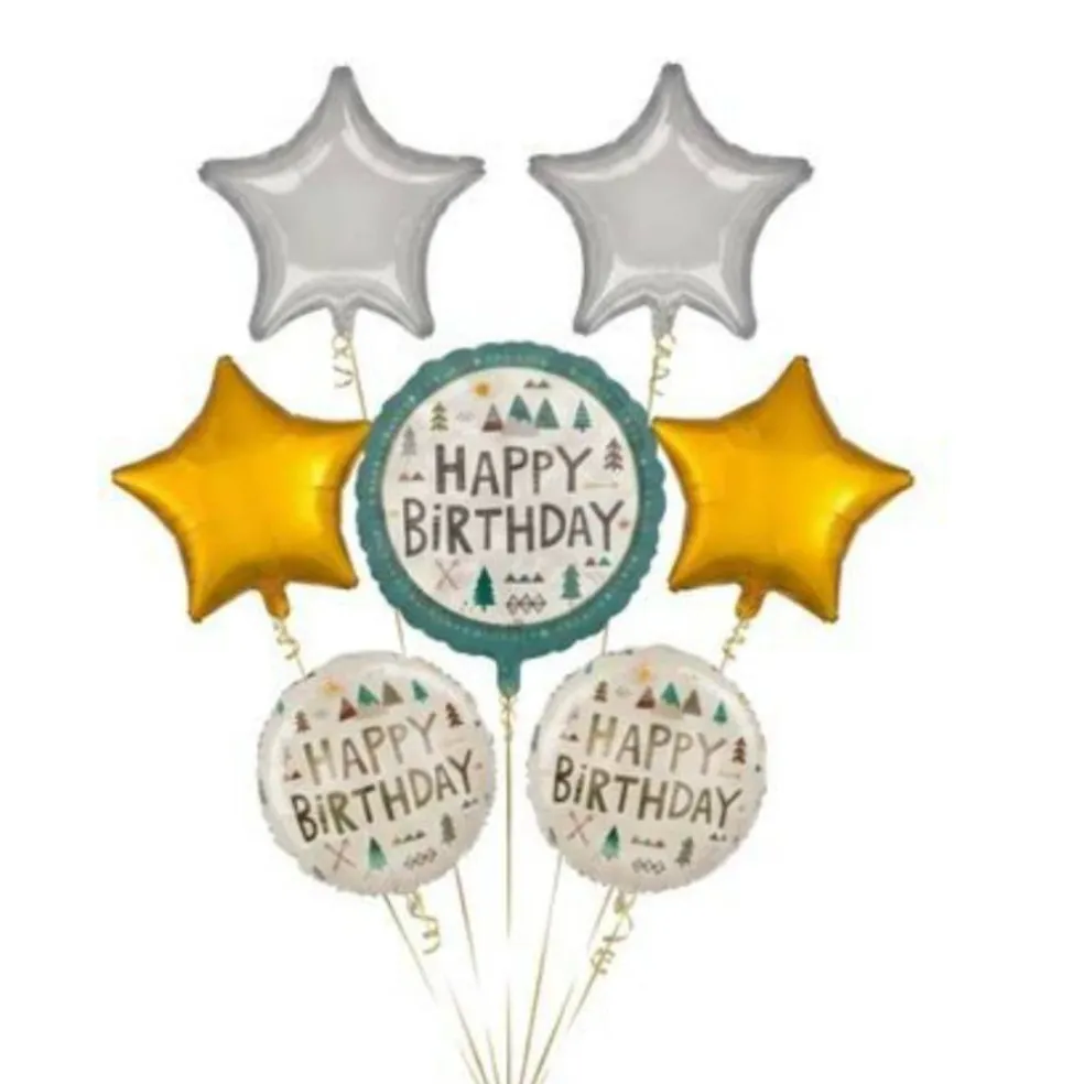 Wilderness Birthday Foil Balloon Bundle
