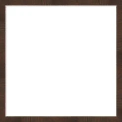 Wildwood Brown Narrow Framed Dry Erase Magnetic Board