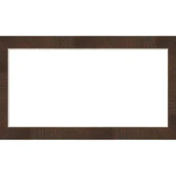 Wildwood Brown Narrow Framed Dry Erase Magnetic Board