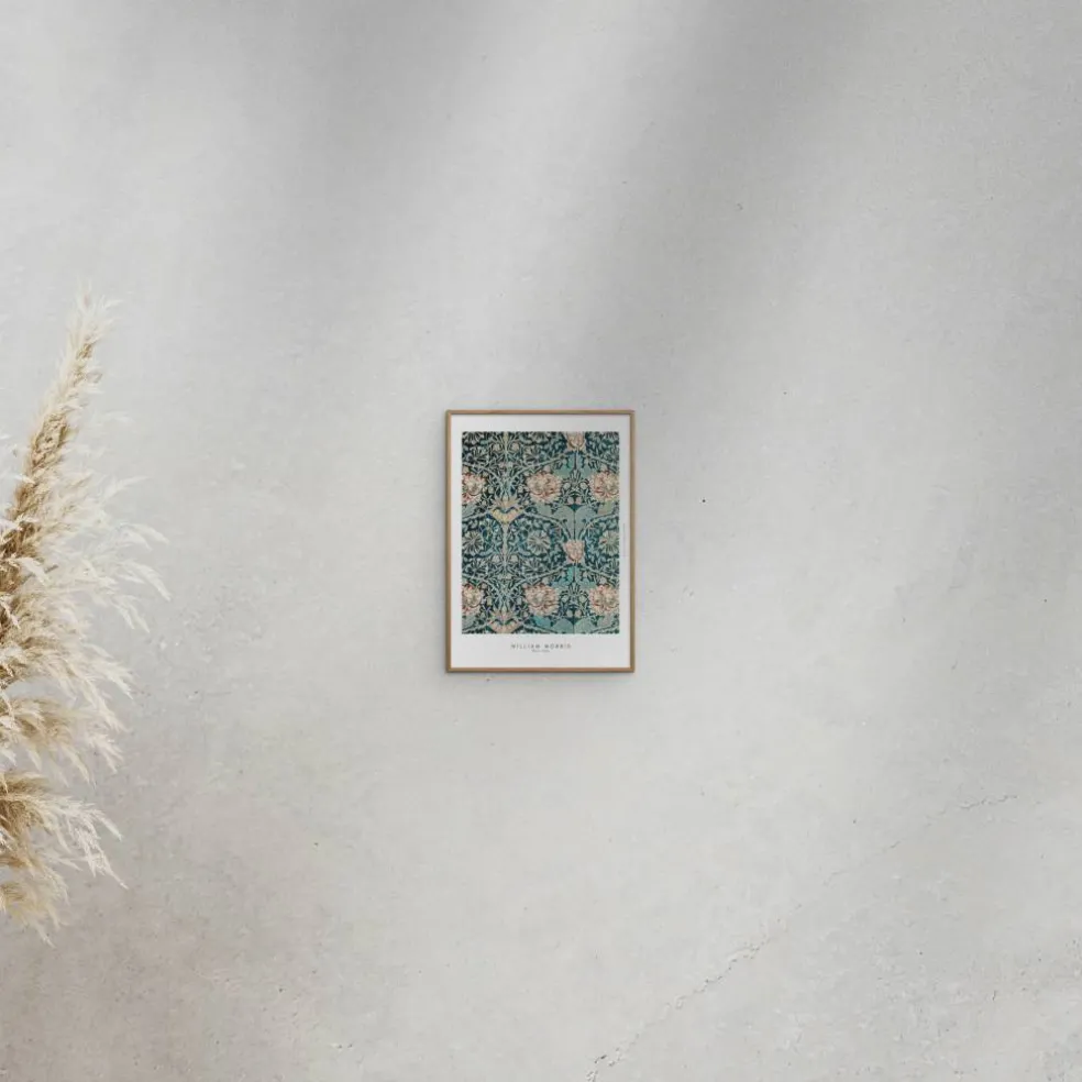 William Morris Blue Flowers Art Print