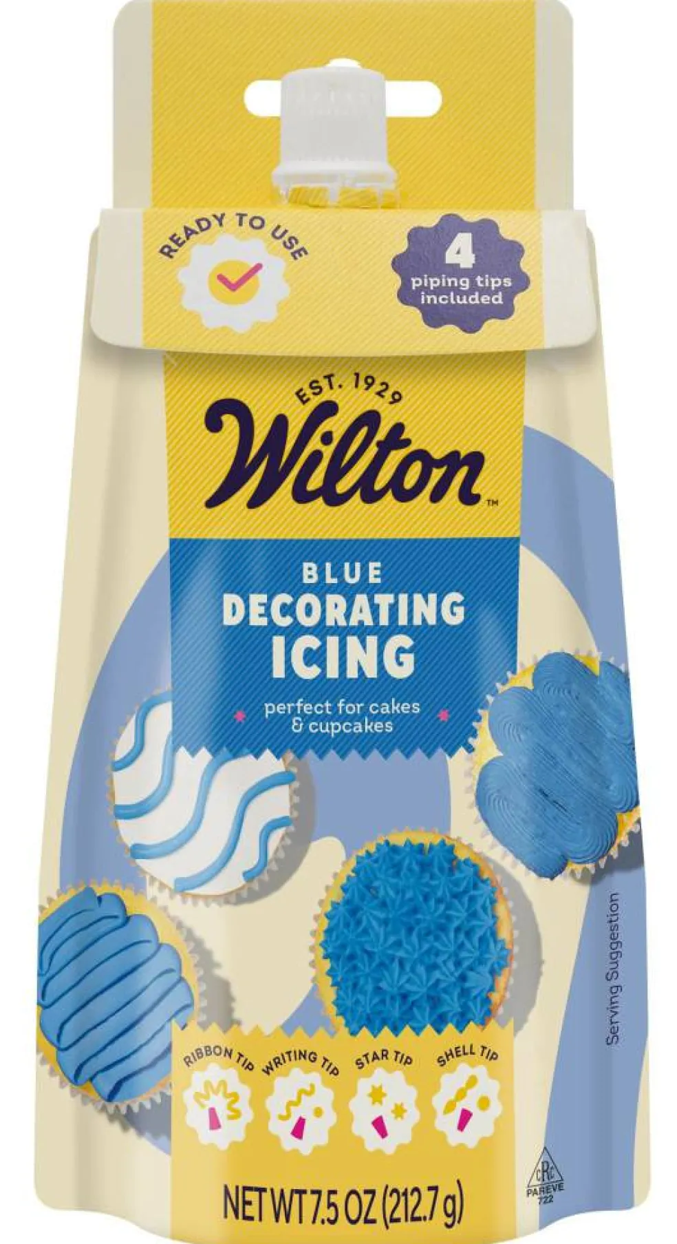 Wilton® Decorating Icing Pouch with 4 Tips