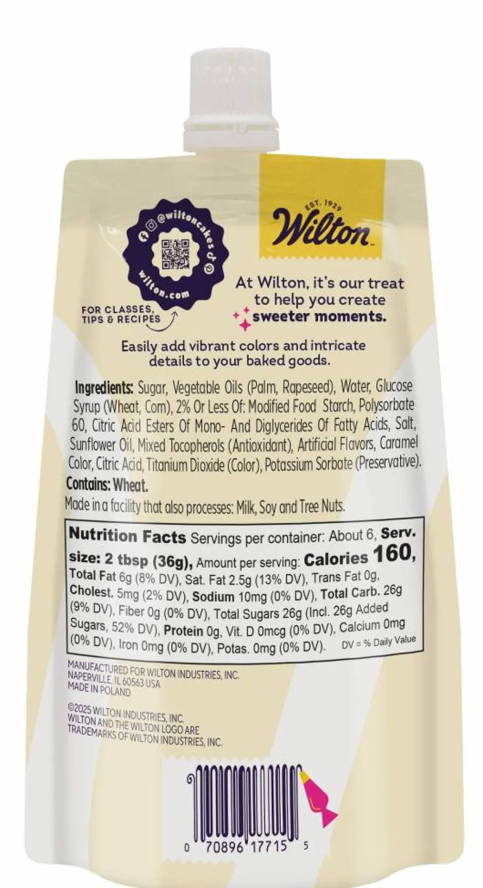 Wilton® Decorating Icing Pouch with 4 Tips