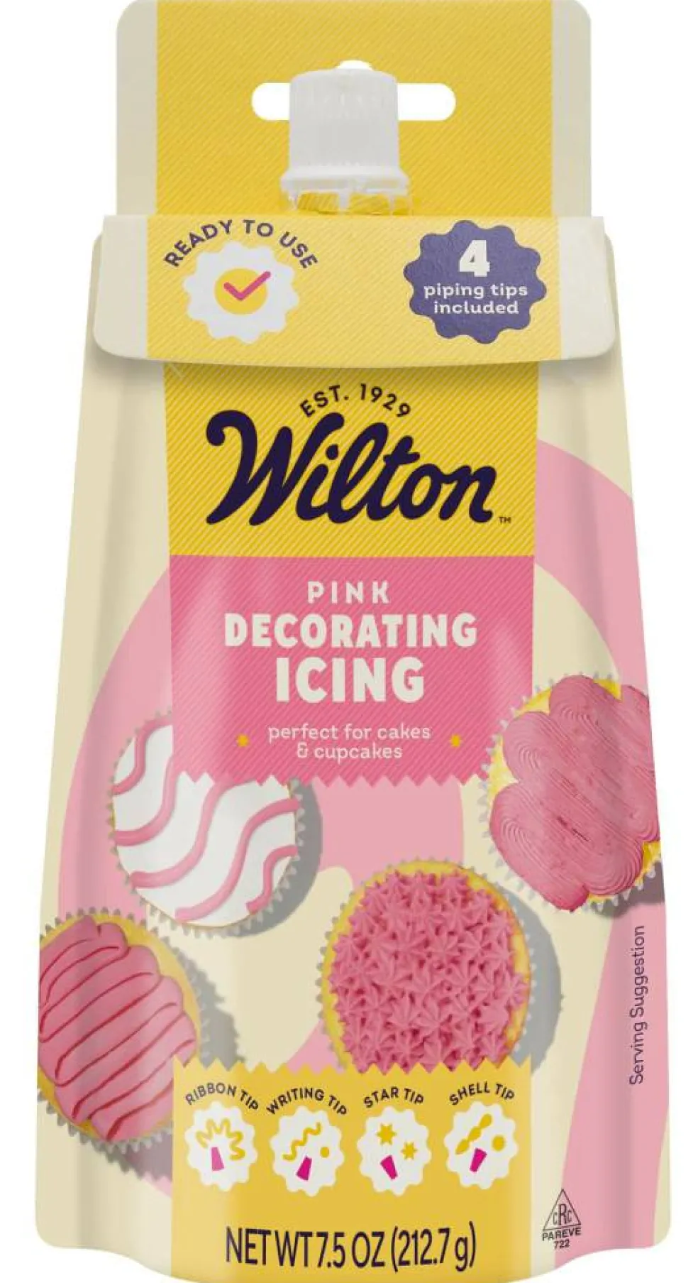 Wilton® Decorating Icing Pouch with 4 Tips