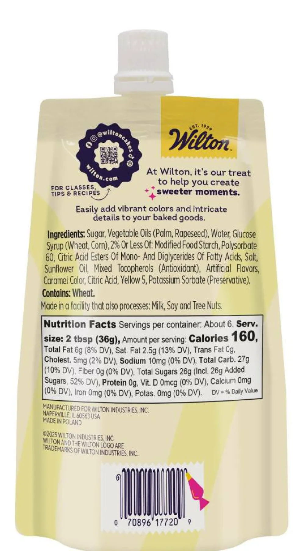 Wilton® Decorating Icing Pouch with 4 Tips