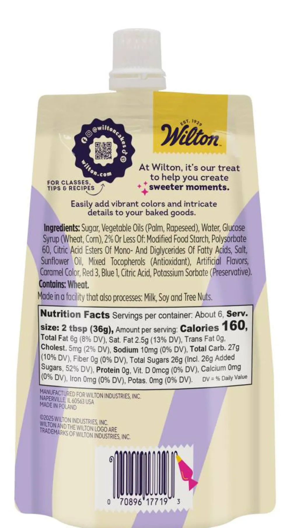 Wilton® Decorating Icing Pouch with 4 Tips
