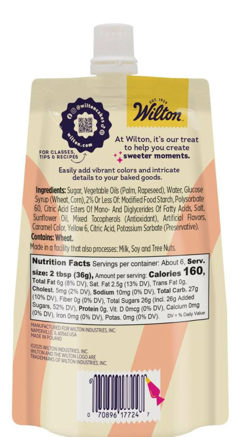 Wilton® Decorating Icing Pouch with 4 Tips