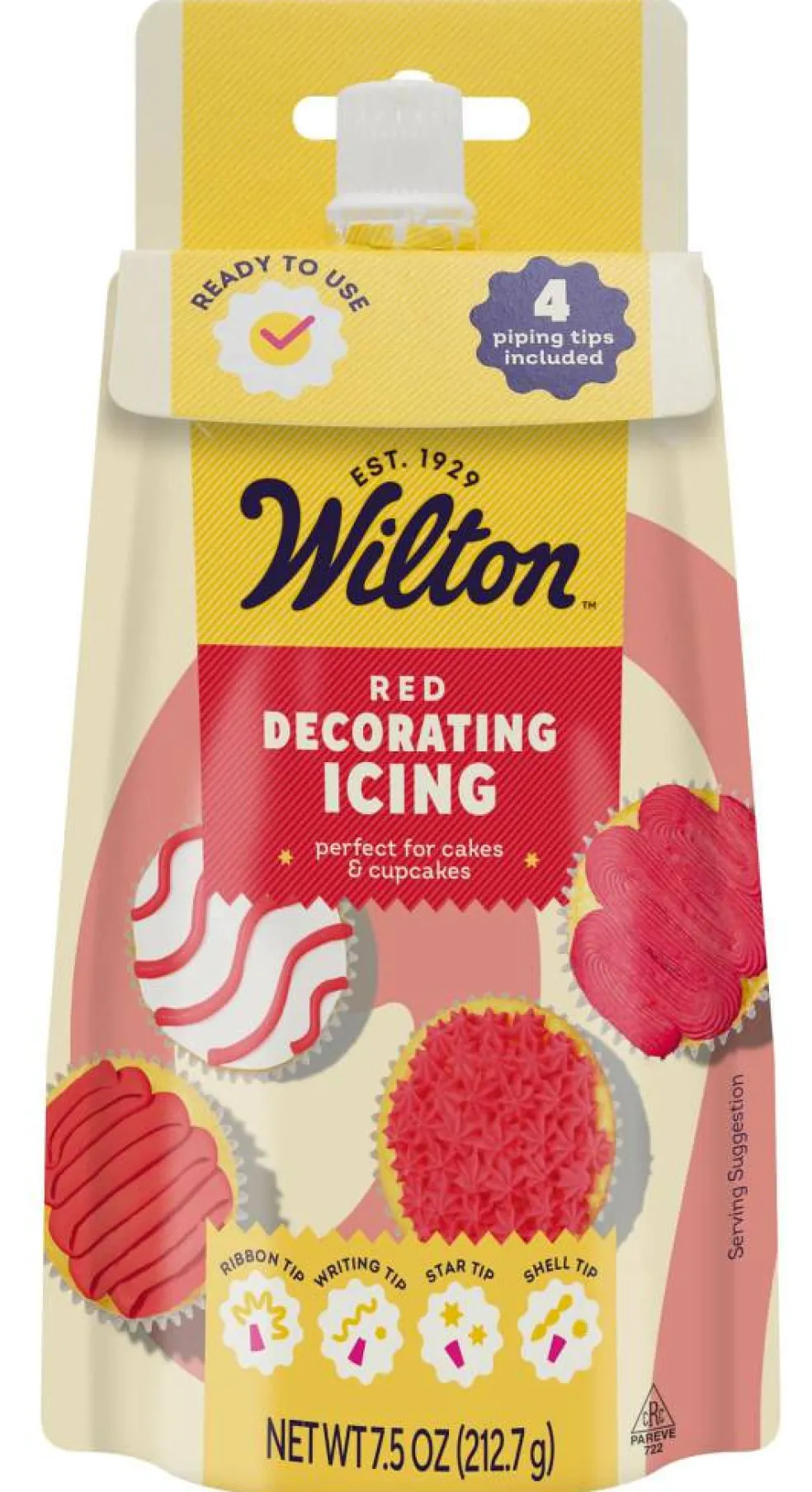 Wilton® Decorating Icing Pouch with 4 Tips