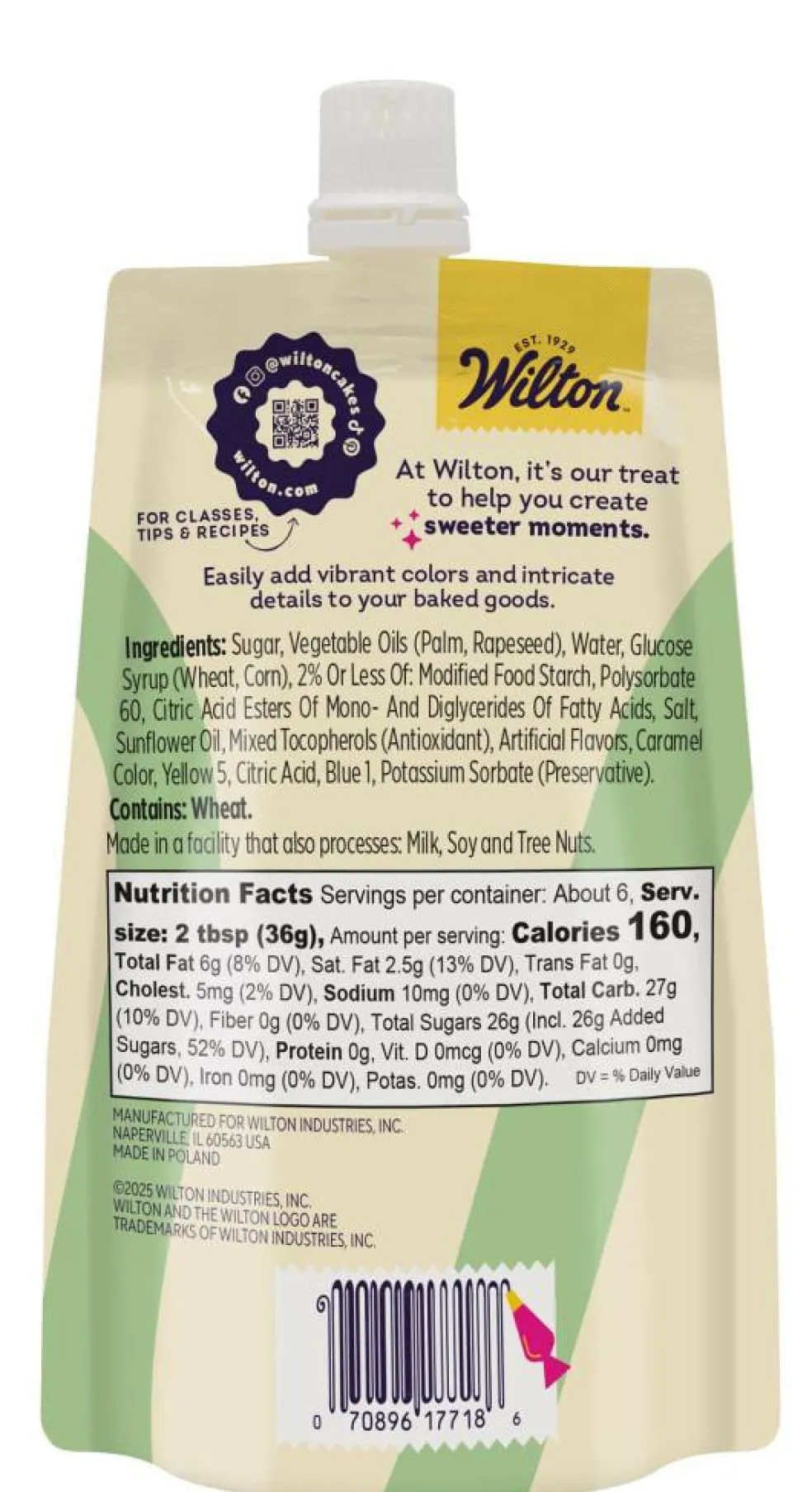 Wilton® Decorating Icing Pouch with 4 Tips