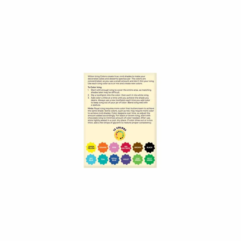 Wilton® Edible Gel Food Coloring Set