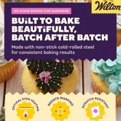 Wilton® Gold Non-Stick Bakeware 24 Cup Mini Muffin Pan