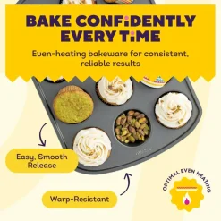 Wilton® Gold Non-Stick Bakeware 12 Cup Muffin Pan
