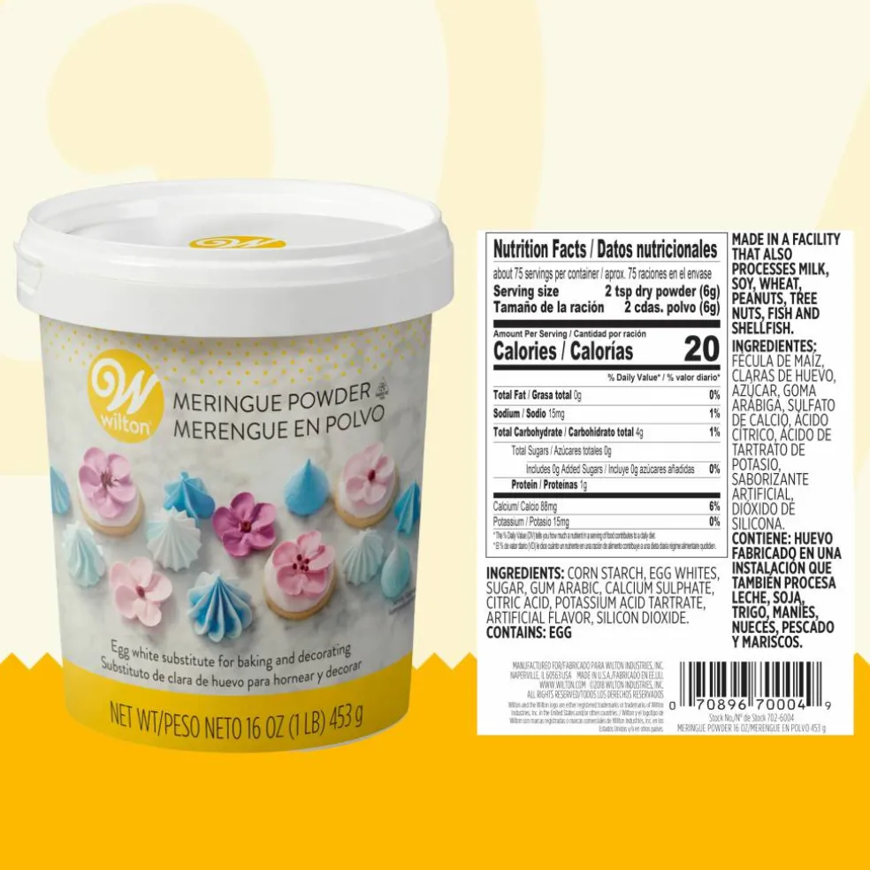 Wilton® 16oz. Meringue Powder Egg Substitute