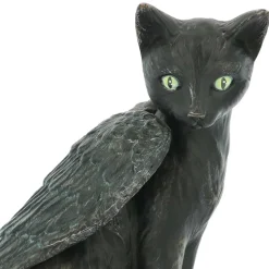 8.75" Winged Black Cat Tabletop Décor by Ashland®