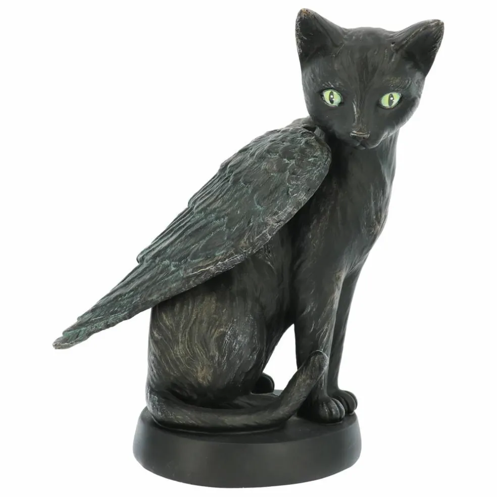 8.75" Winged Black Cat Tabletop Décor by Ashland®