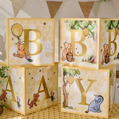 Winnie-the-Pooh Bear Baby Block Boxes