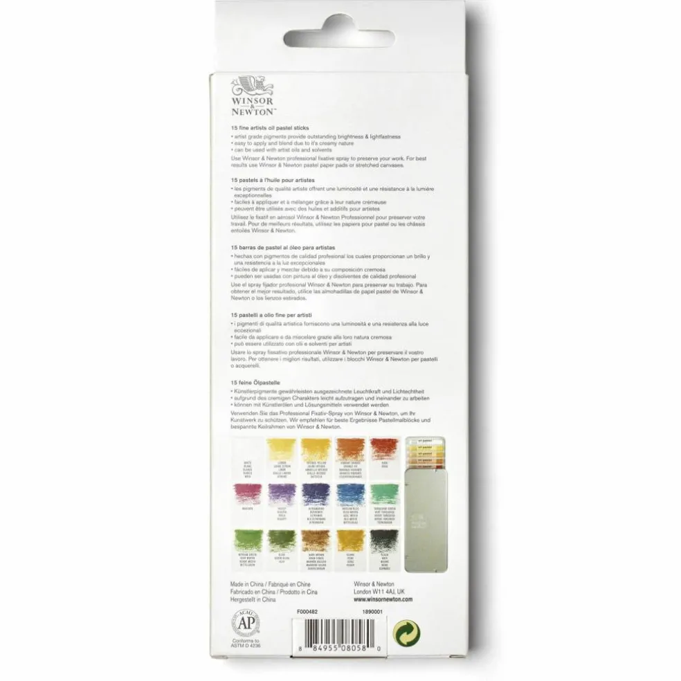 Winsor & Newton™ 15 Color Oil Pastels
