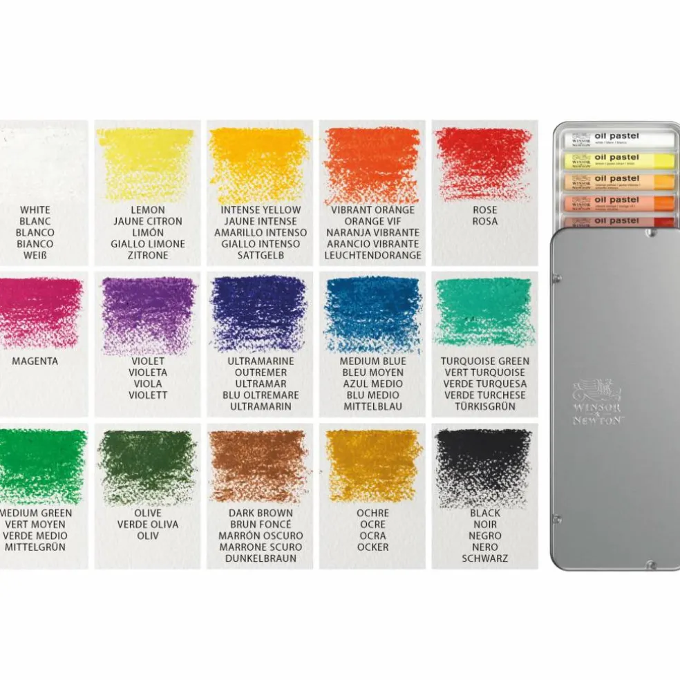 Winsor & Newton™ 15 Color Oil Pastels